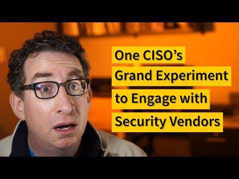 Best Responses to “One CISO’s Grand Experiment to Engage with Security Vendors”