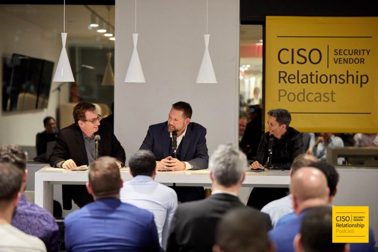 Photos from Live Recording in NYC (02-05-19) of CISO/Security Vendor Relationship Podcast