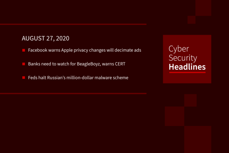 Cybersecurity News – August 27, 2020