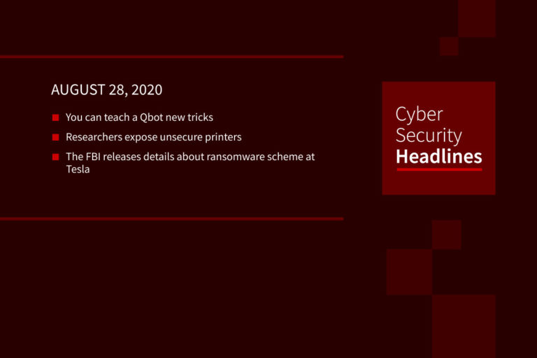 Cybersecurity News – August 28, 2020
