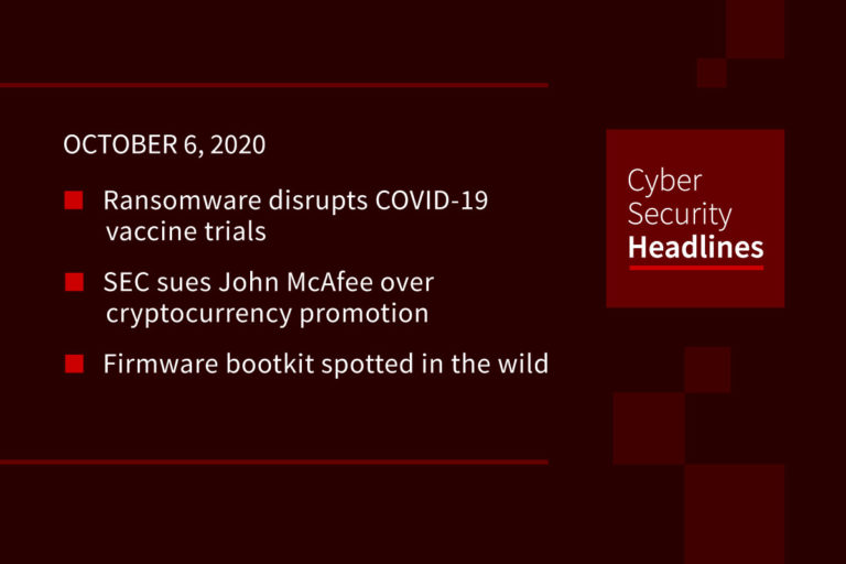 Cybersecurity News – October 6, 2020