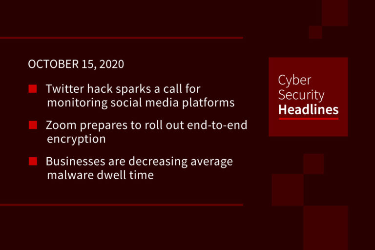 Cybersecurity News – October 15, 2020