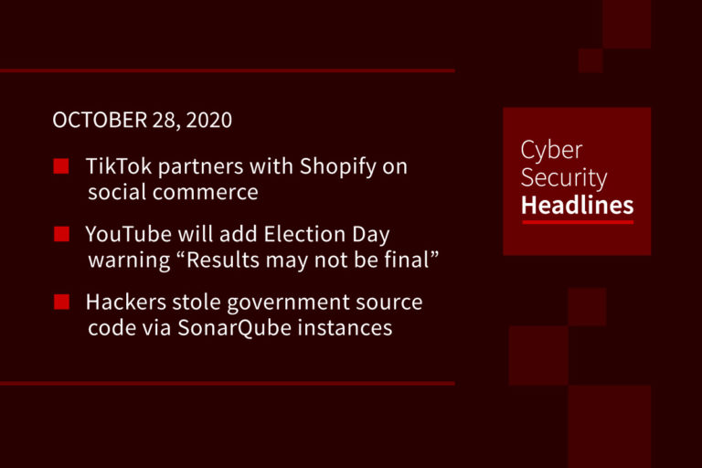 Cybersecurity News – October 28, 2020