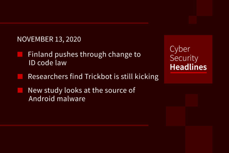 Cybersecurity News – November 13, 2020