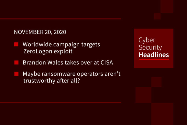 Cybersecurity News – November 20, 2020