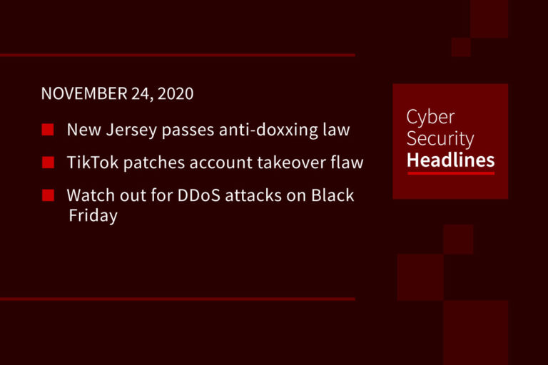 Cybersecurity News November 24, 2020