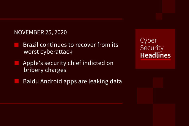 Cybersecurity News November 25, 2020