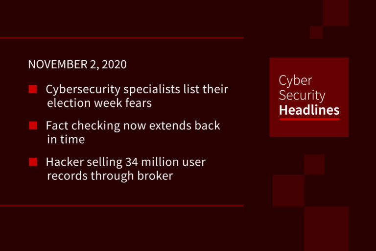 Cybersecurity News – November 2, 2020