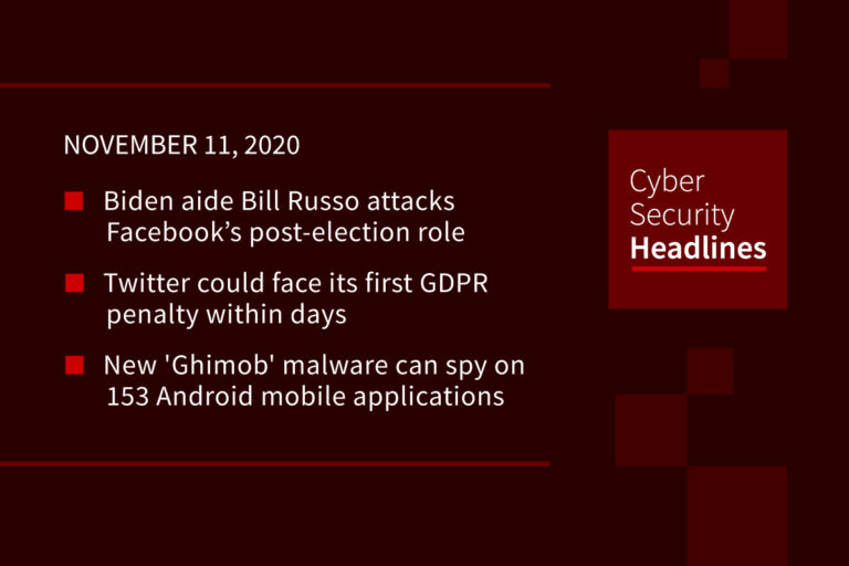Cybersecurity News – November 11, 2020