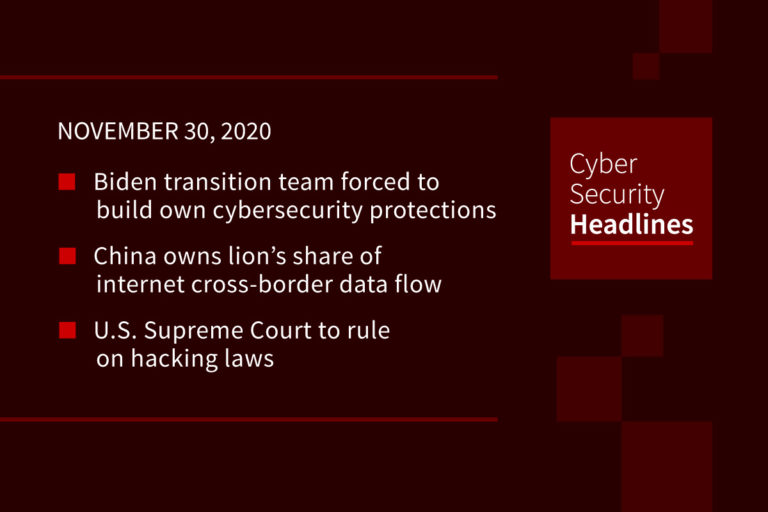 Cybersecurity News – November 30, 2020