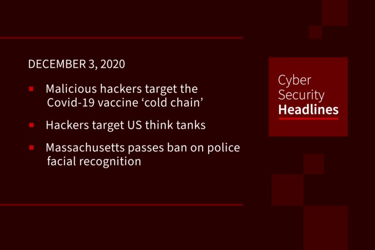 Cybersecurity News – December 3, 2020