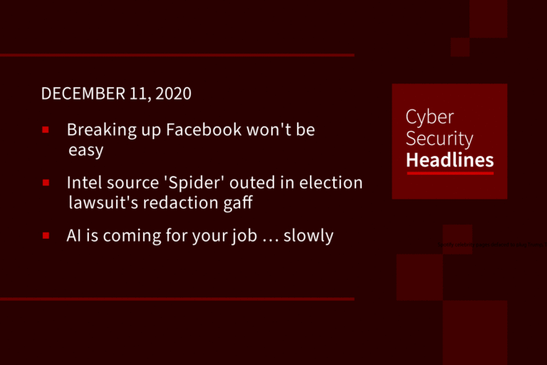 Cybersecurity News – December 11, 2020
