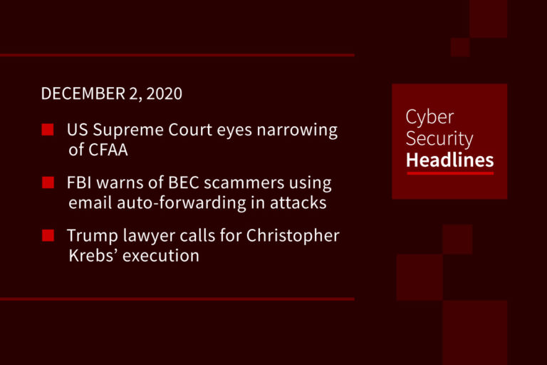 Cybersecurity News – December 2, 2020
