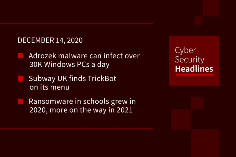 Cybersecurity News – December 14, 2020