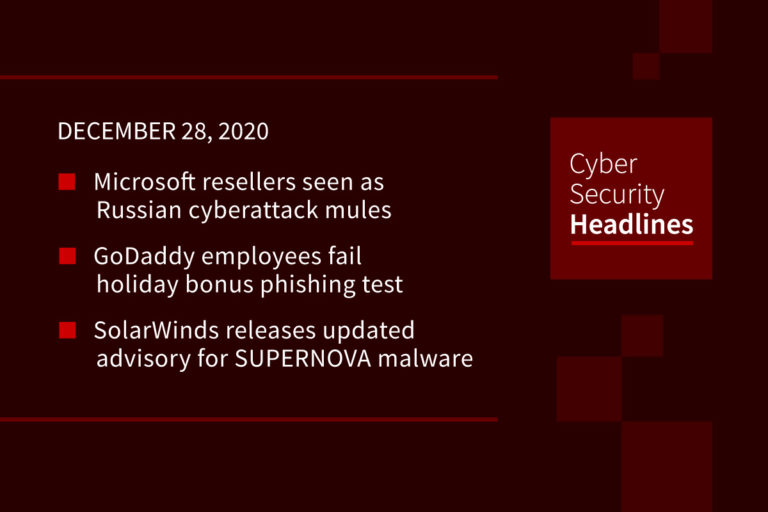Cybersecurity News – December 28, 2020