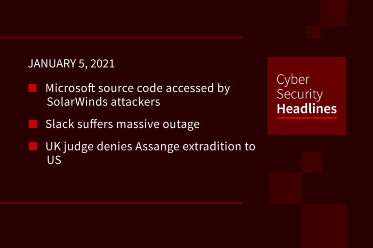 Cybersecurity News – January 5, 2021
