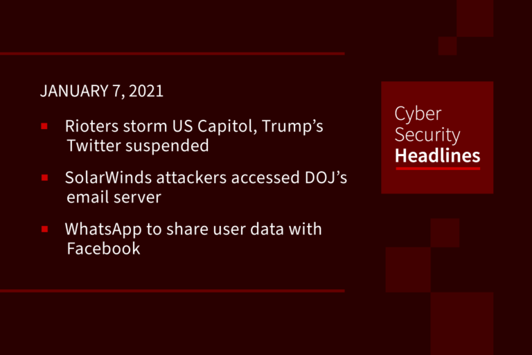 Cybersecurity News – January 7, 2021