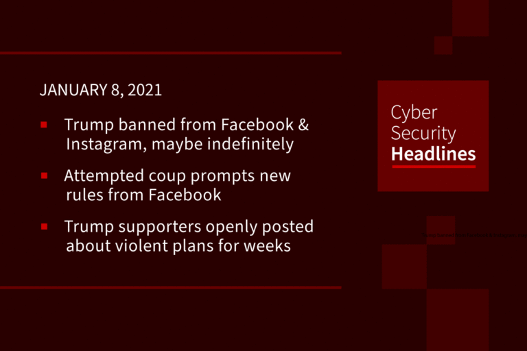 Cybersecurity News – January 8, 2021