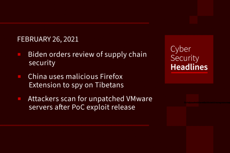 Cybersecurity News – February 26, 2021