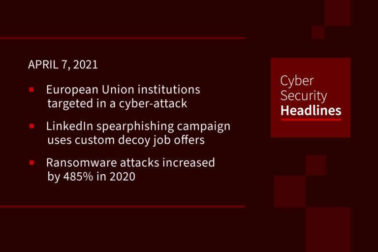 Cybersecurity News – April 07, 2021