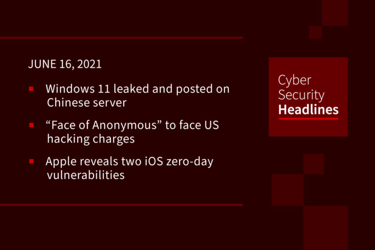 Cybersecurity News – June 16, 2021