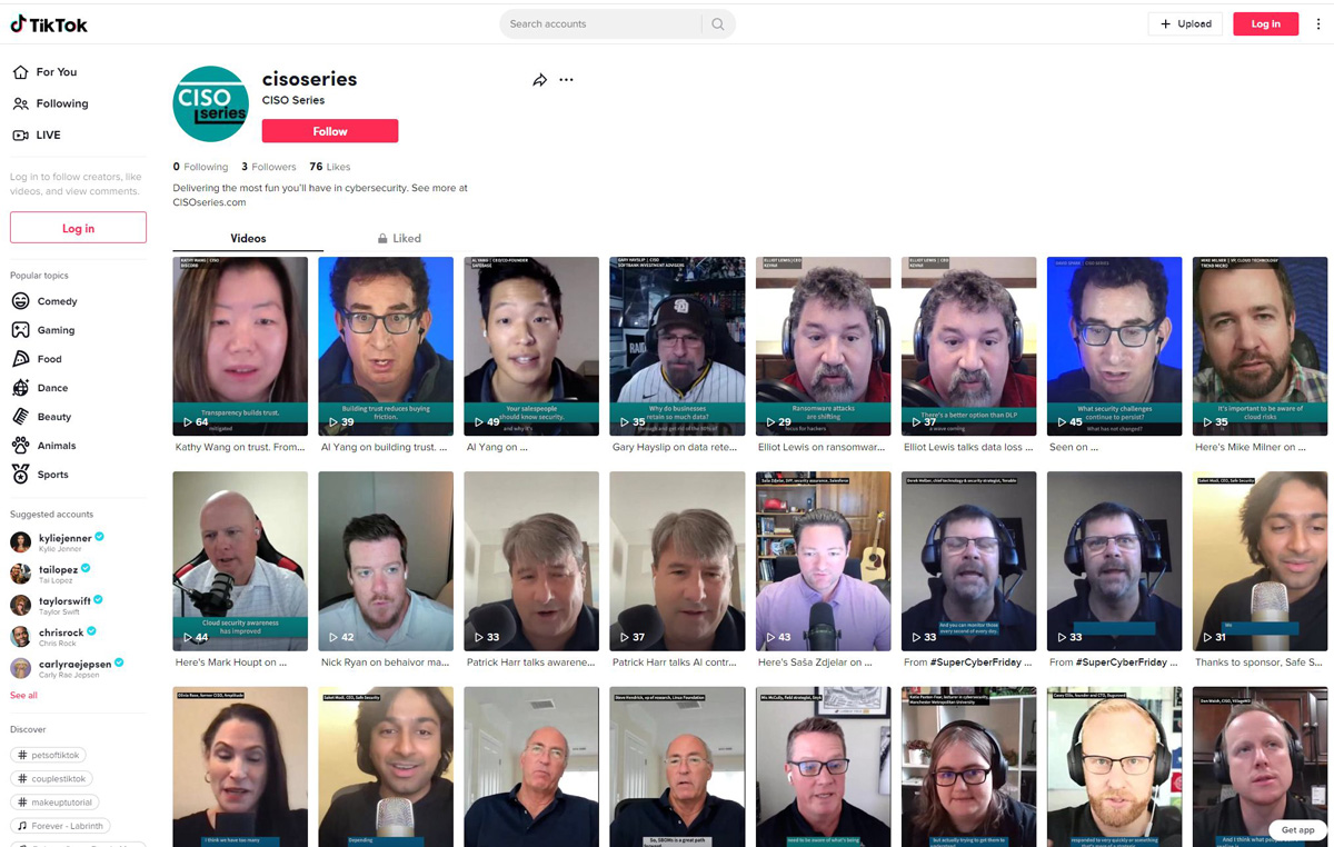 Get the BEST of CISO Series on TikTok, Instagram, and YouTube Shorts!