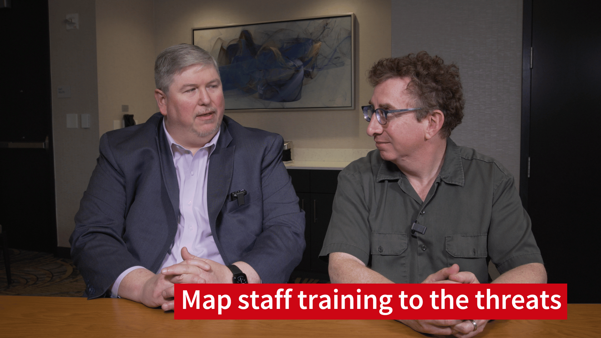 Map Staff Training to the Threats